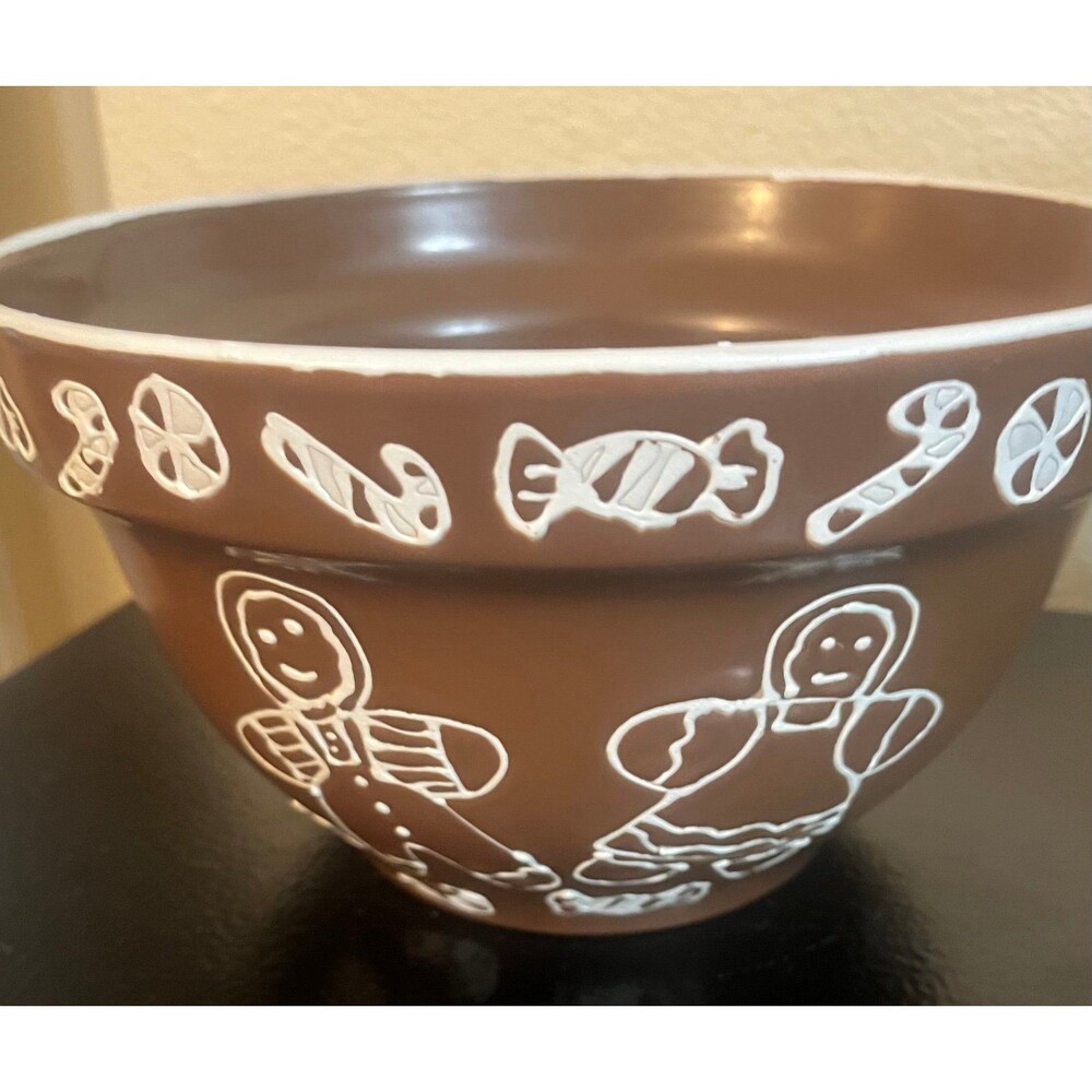 Hand Painted Iced Gingerbread Bowl